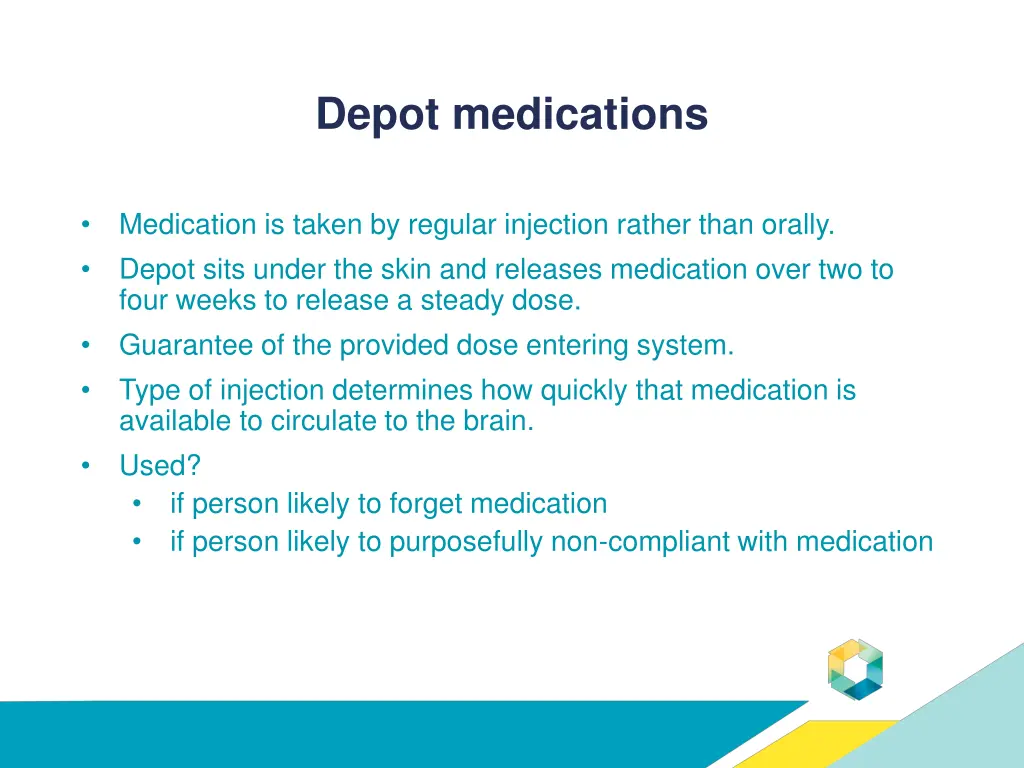 depot medications