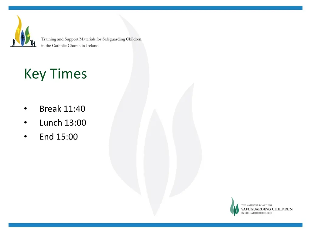key times