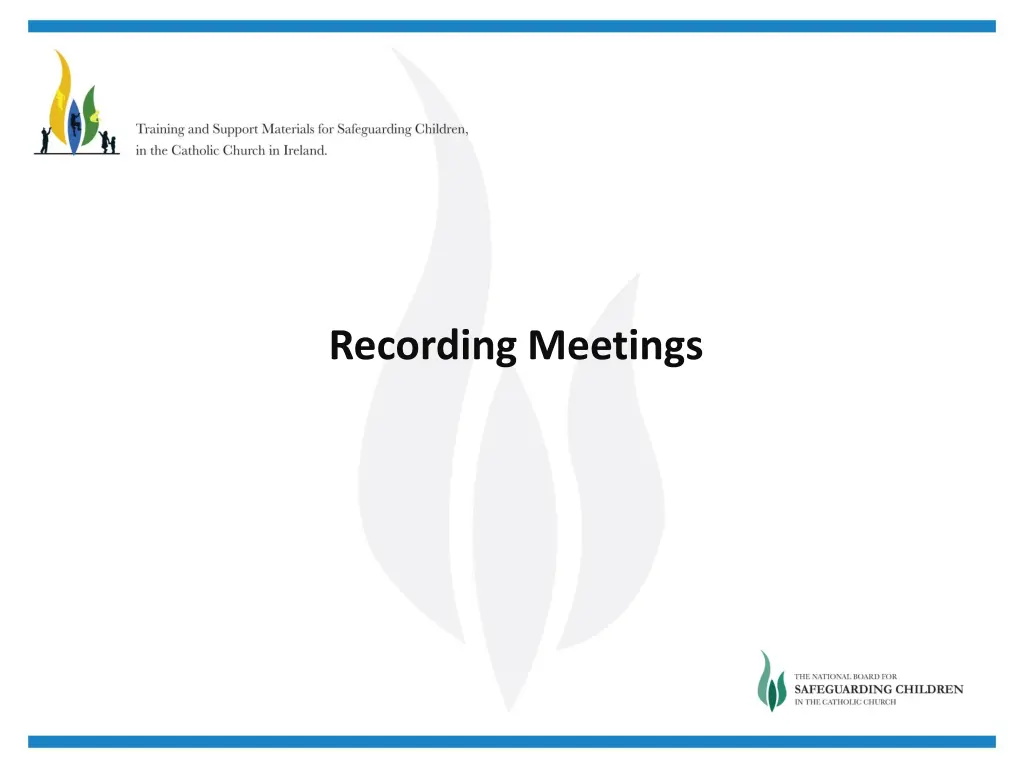 recording meetings