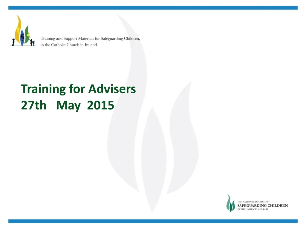 training for advisers 27th may 2015
