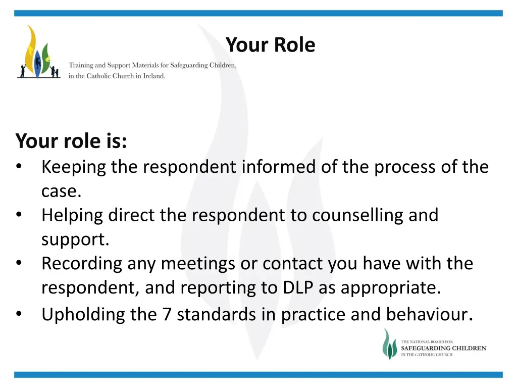 your role 1