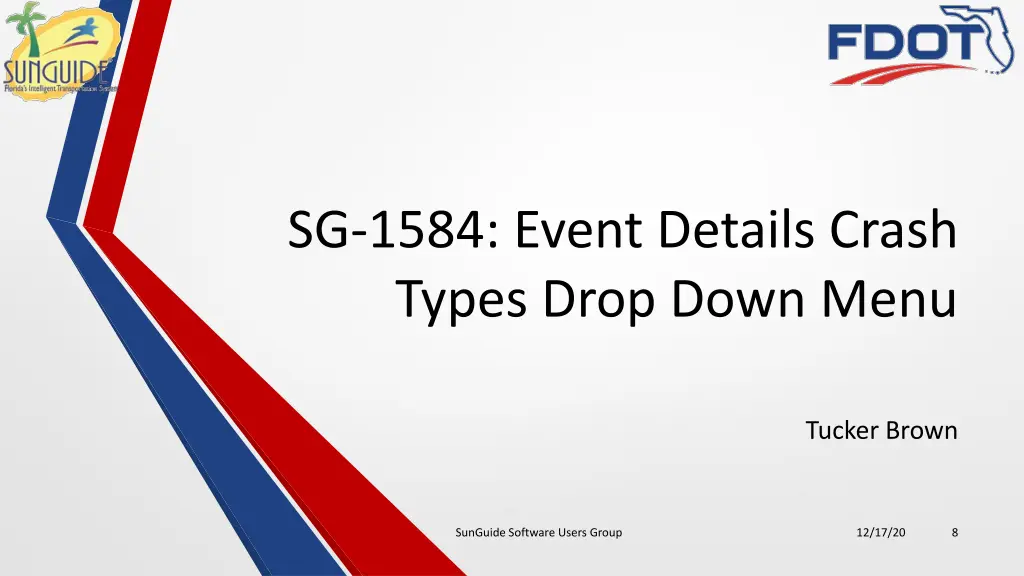 sg 1584 event details crash types drop down menu