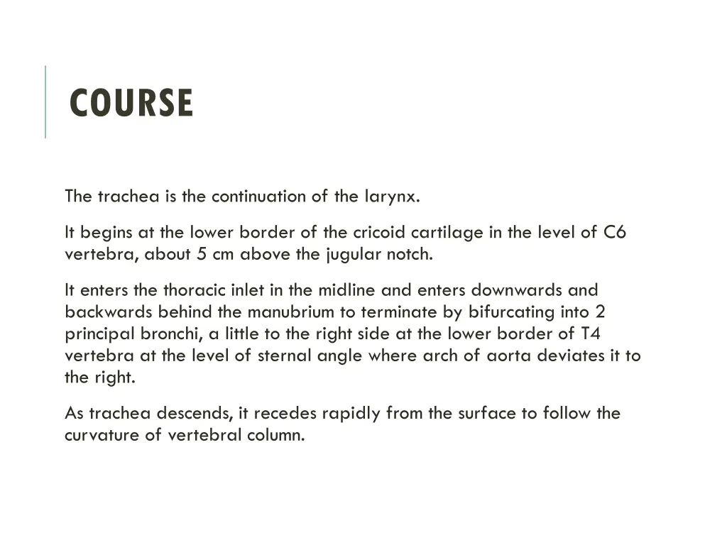 course