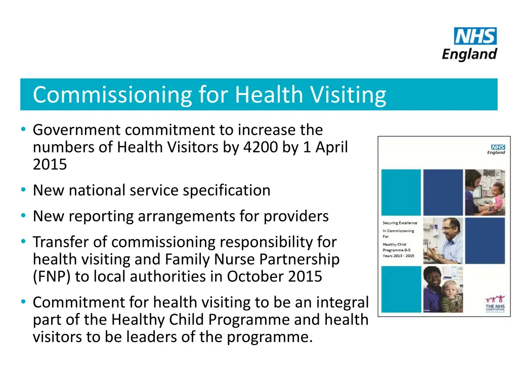 commissioning for health visiting