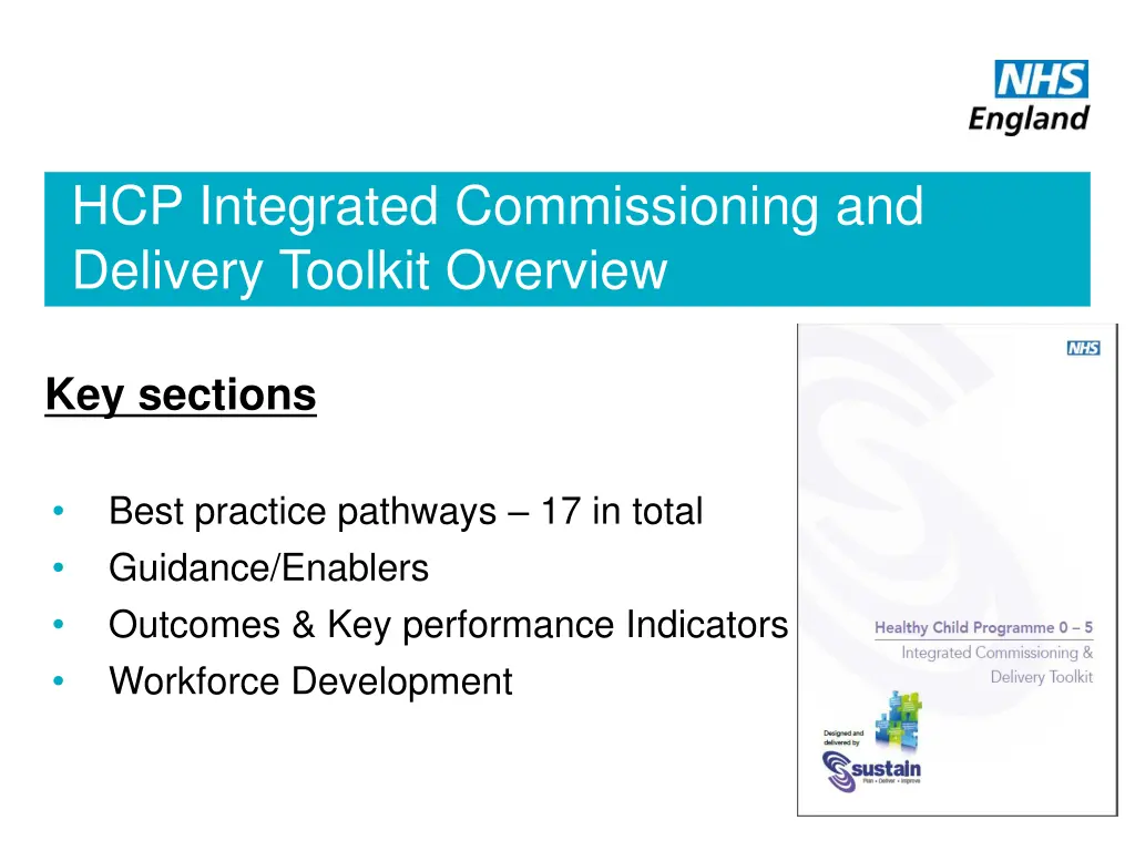 hcp integrated commissioning and delivery toolkit
