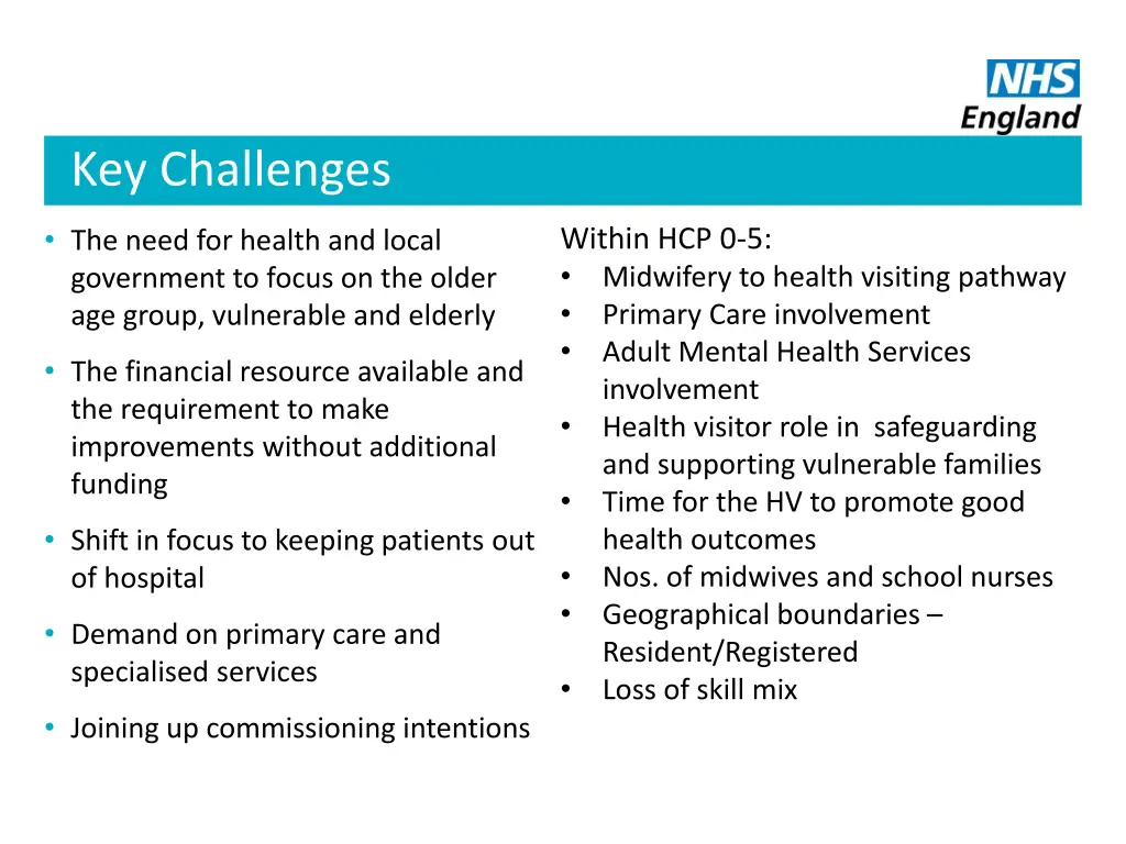 key challenges