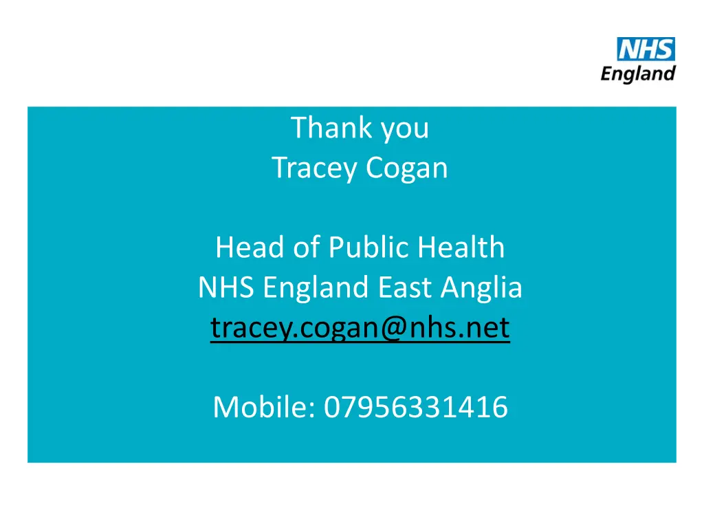 thank you tracey cogan