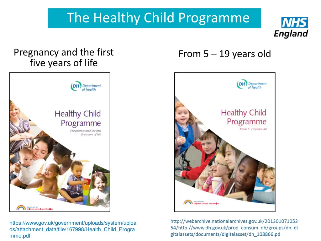 the healthy child programme