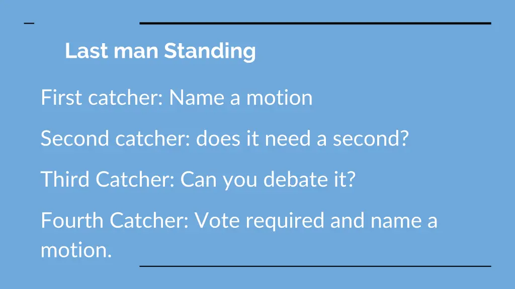 last man standing