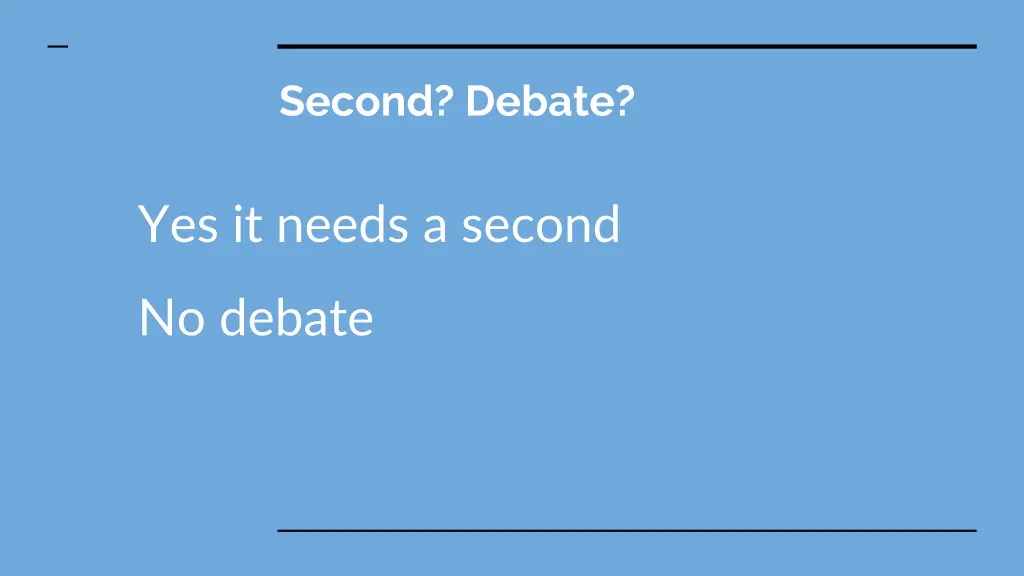 second debate