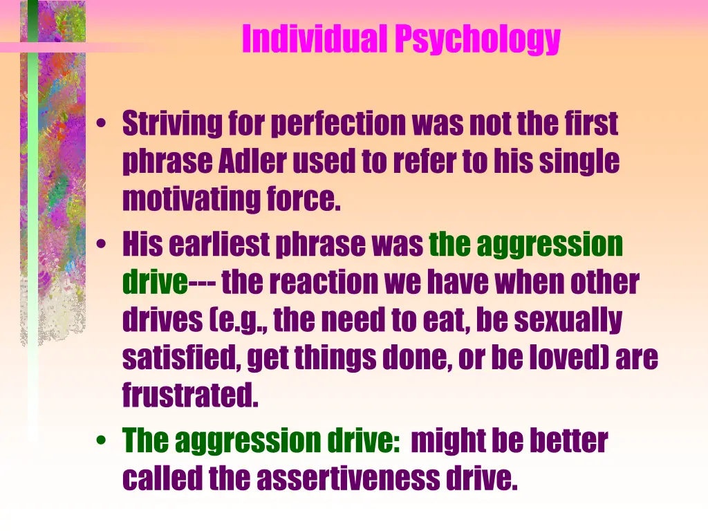 individual psychology 1