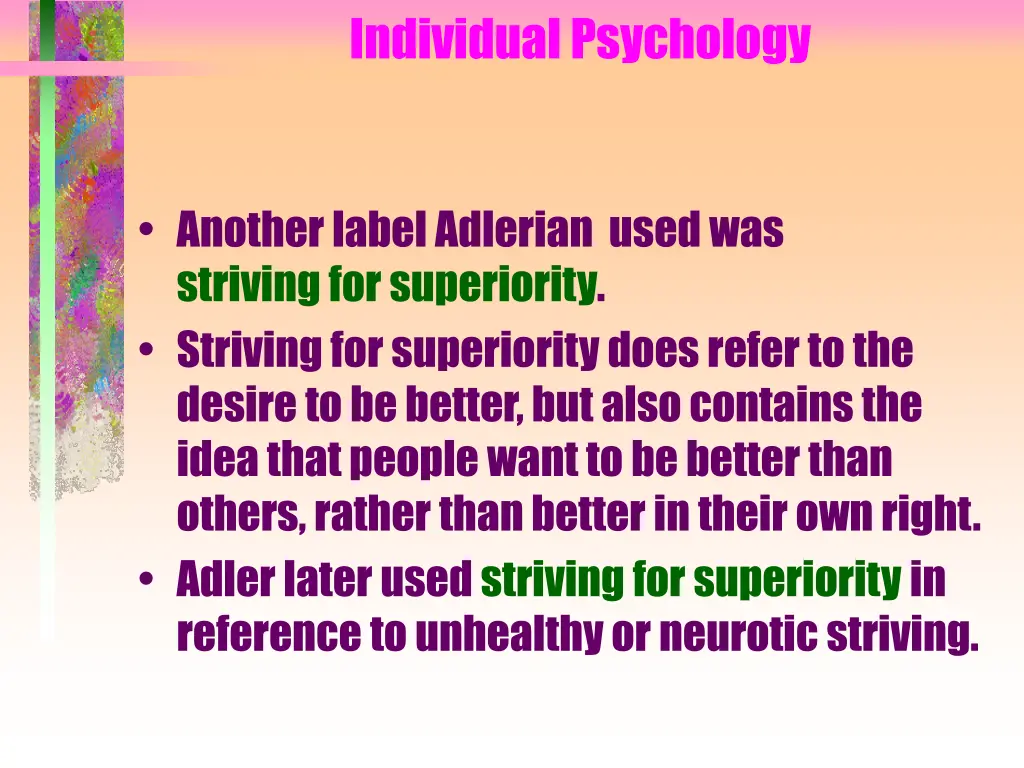 individual psychology 3