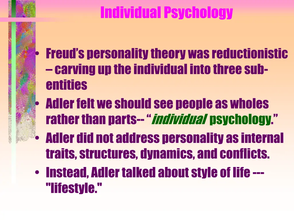 individual psychology 5