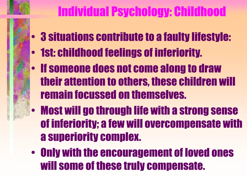 individual psychology childhood 1