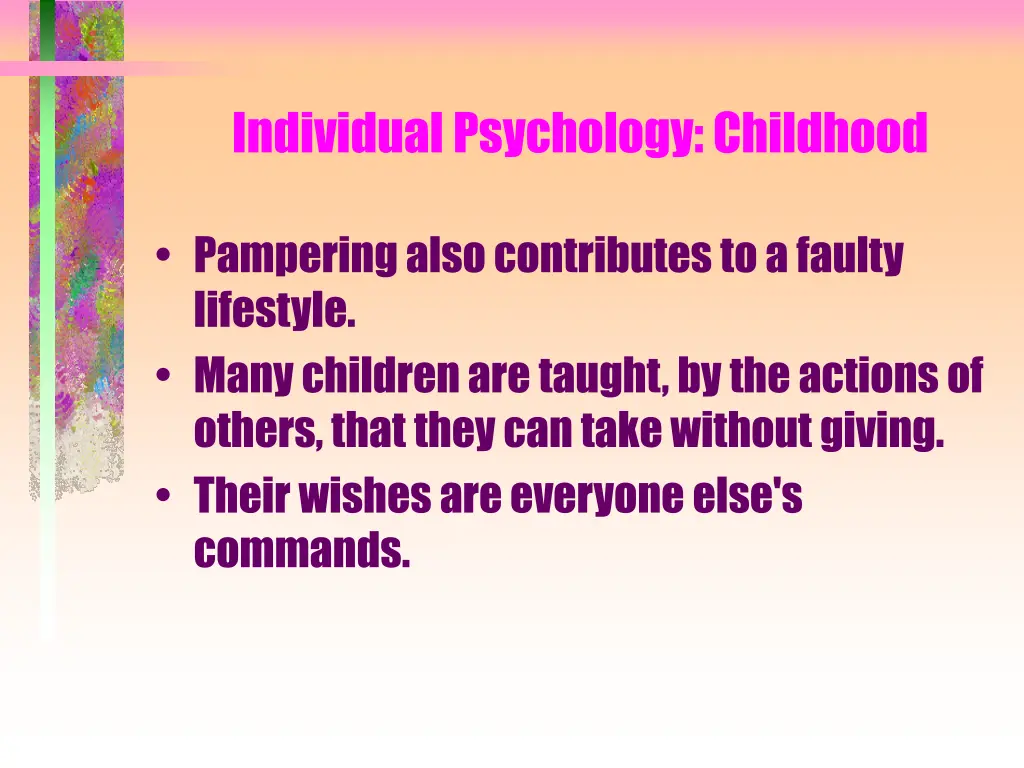 individual psychology childhood 2