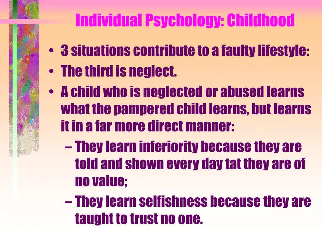 individual psychology childhood 3