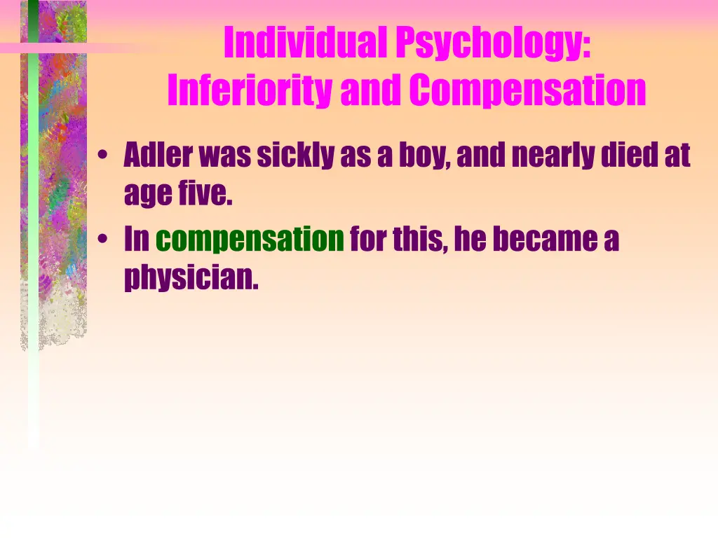 individual psychology inferiority and compensation 1