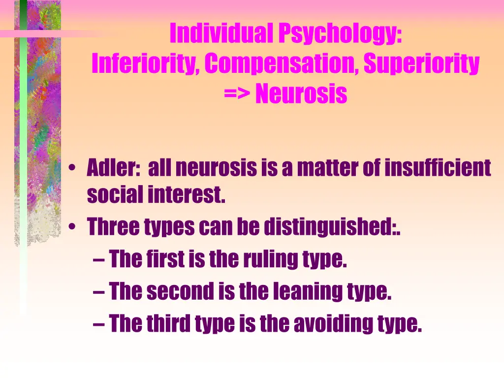 individual psychology inferiority compensation 1
