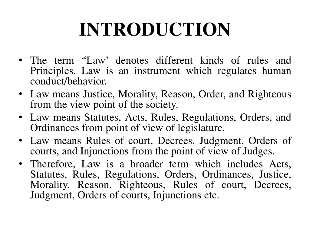 introduction