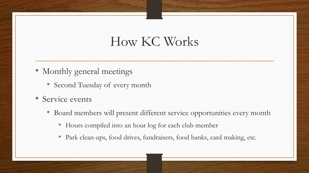 how kc works