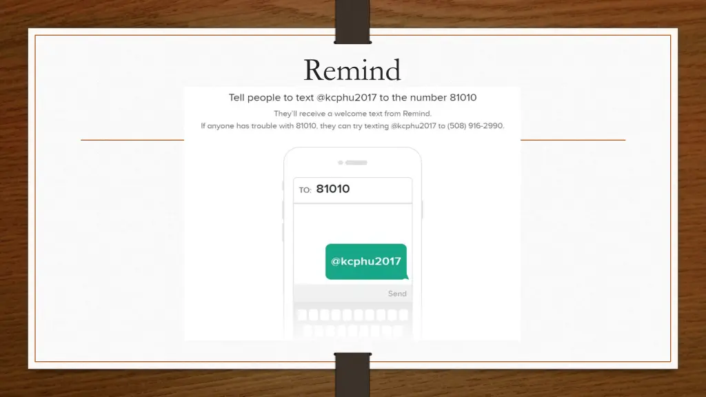 remind