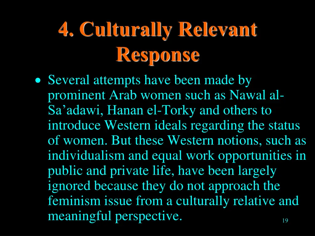 4 culturally relevant response several attempts