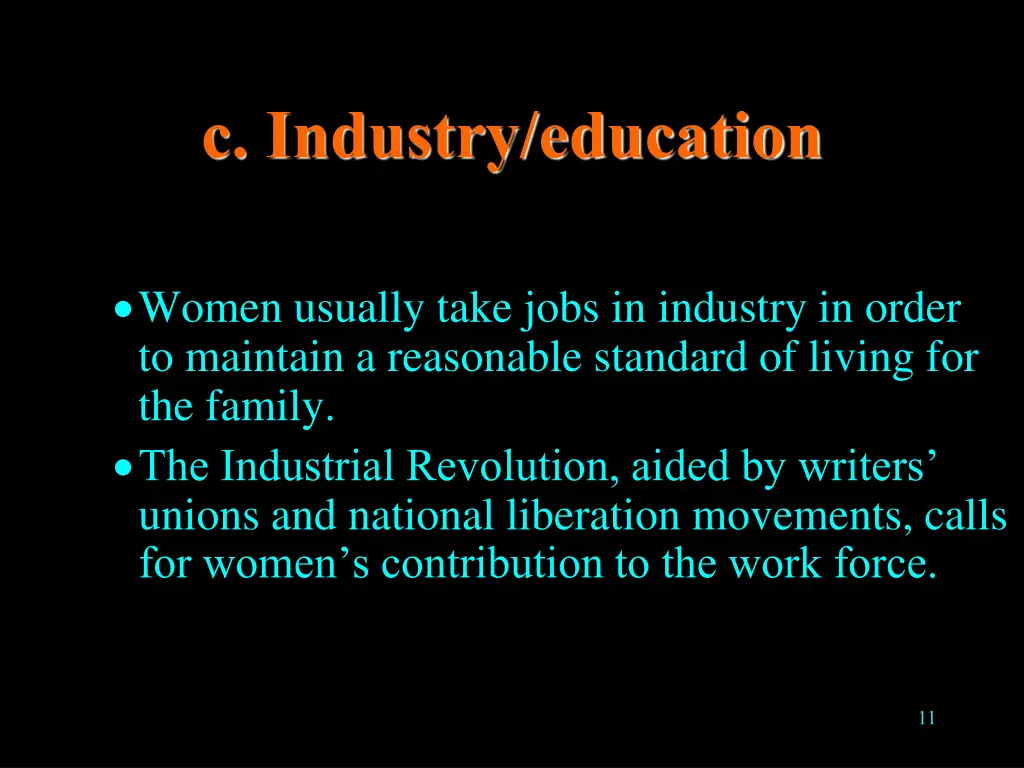 c industry education 1
