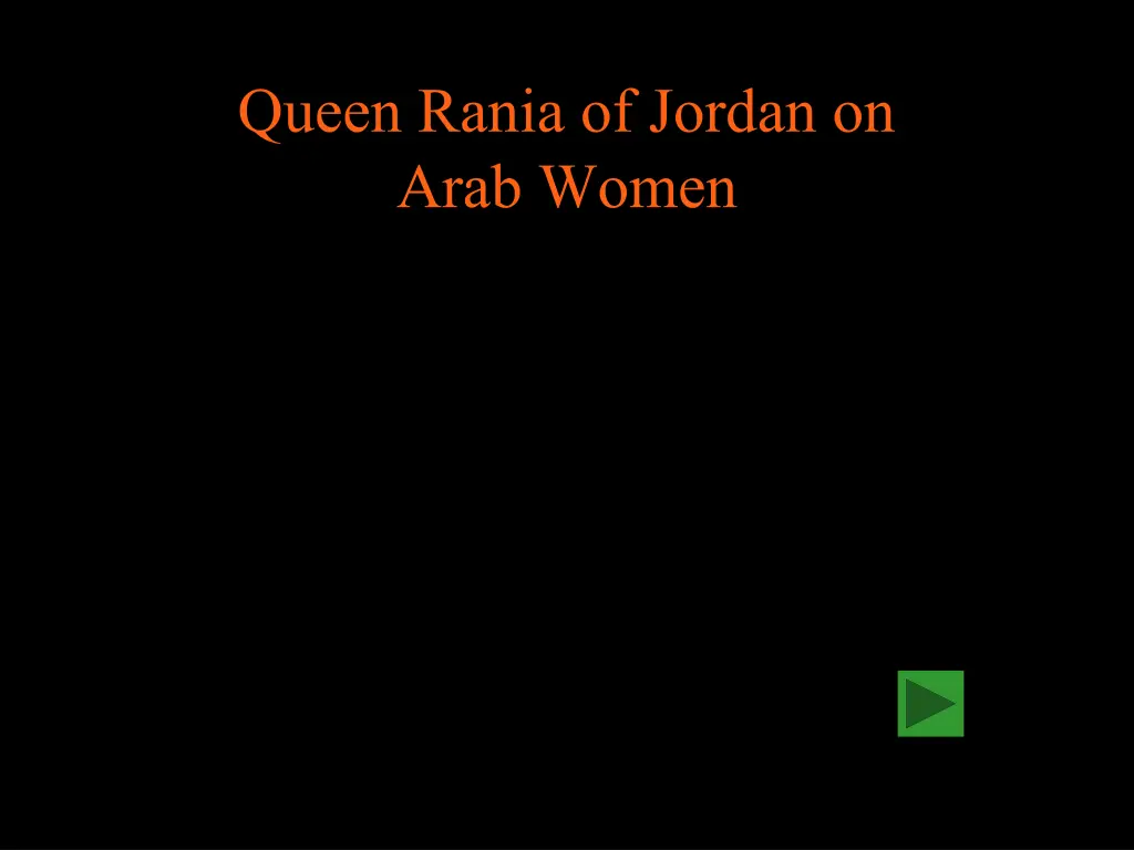 queen rania of jordan on arab women