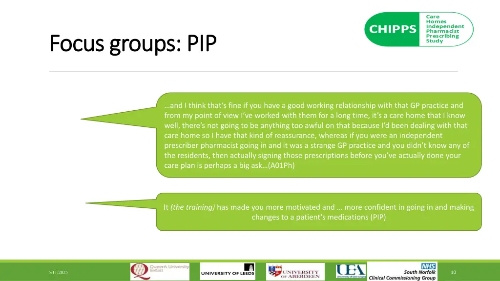 focus focus groups pip groups pip 1