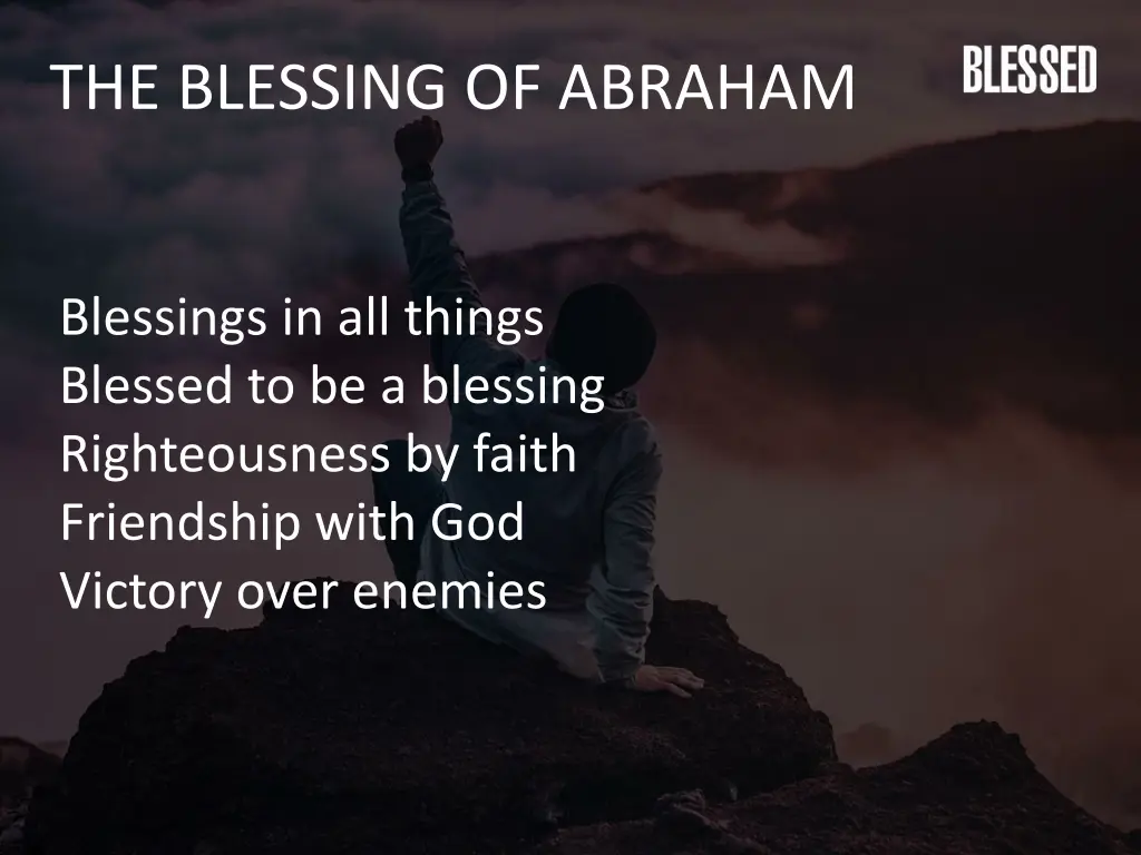 the blessing of abraham 1