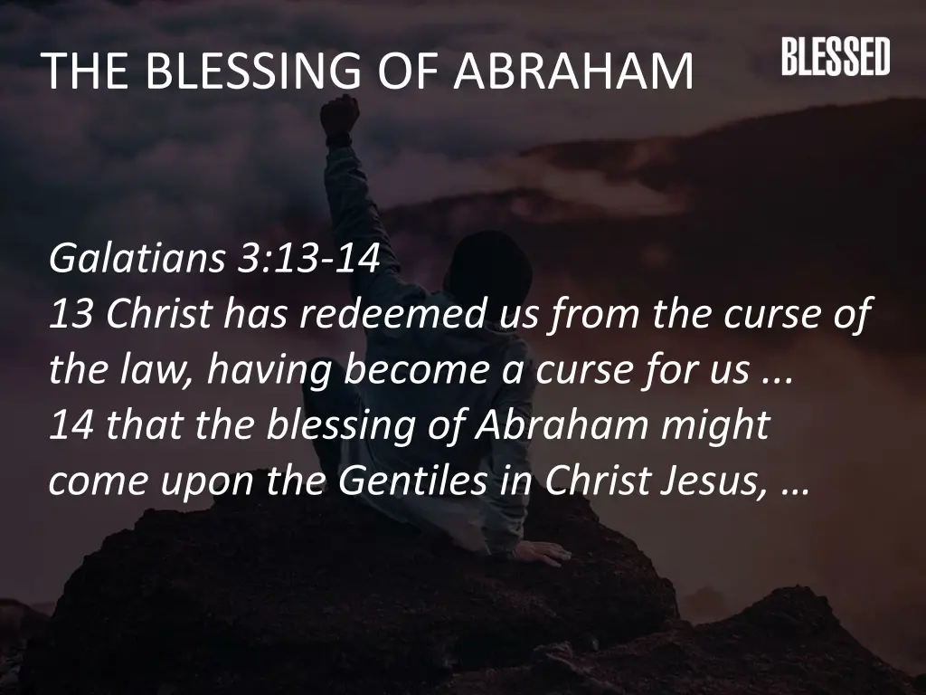 the blessing of abraham