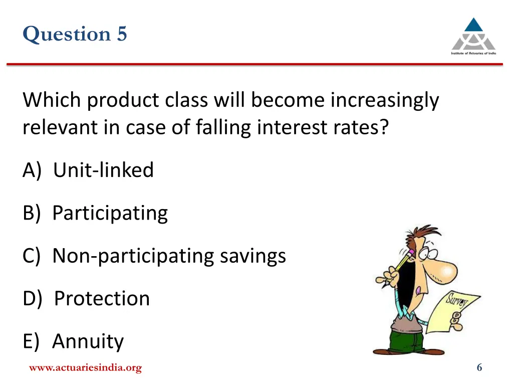question 5