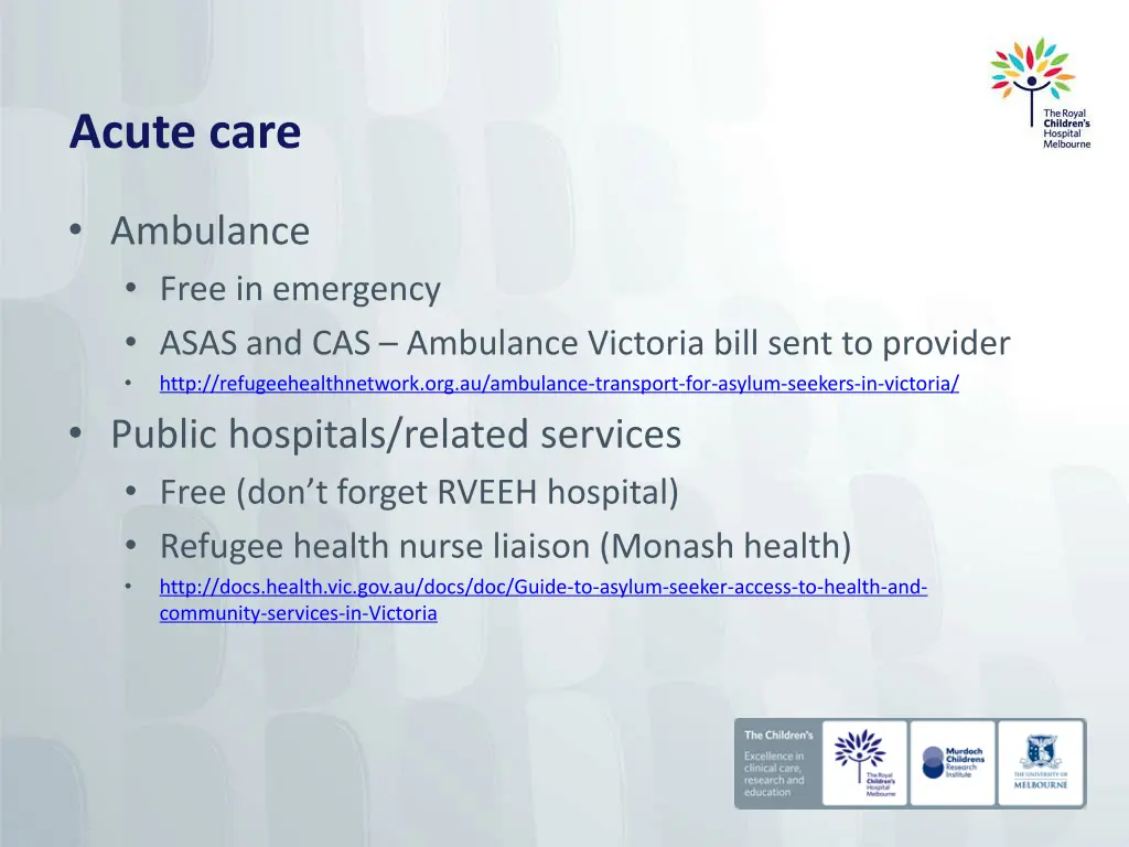 acute care