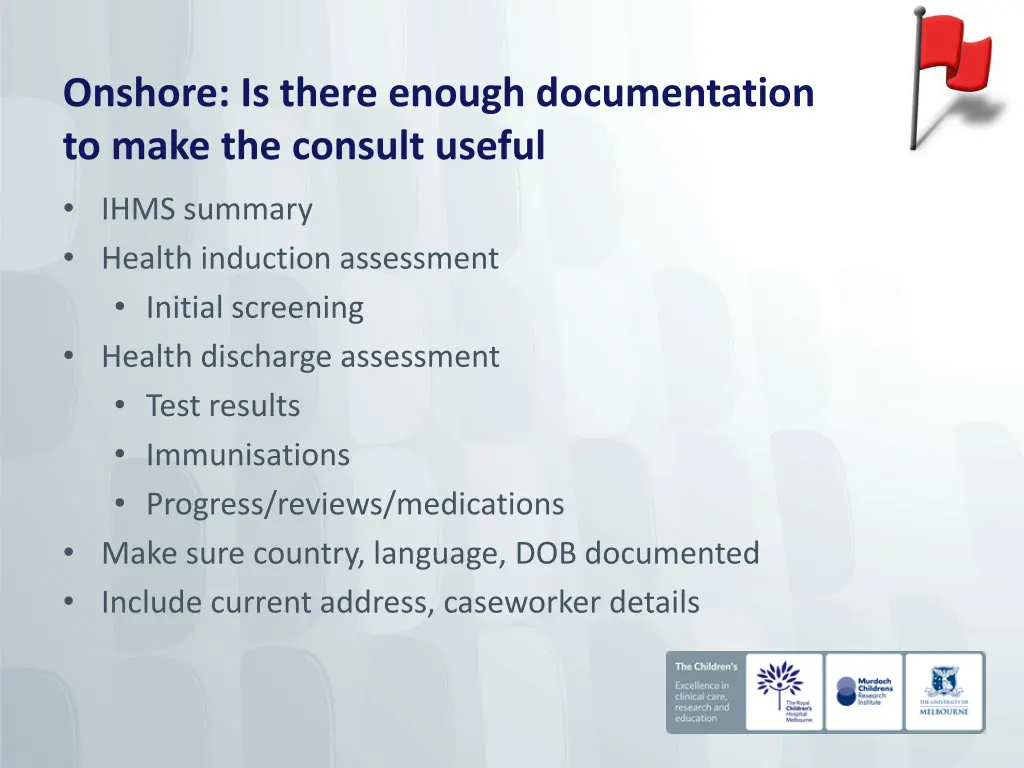 onshore is there enough documentation to make