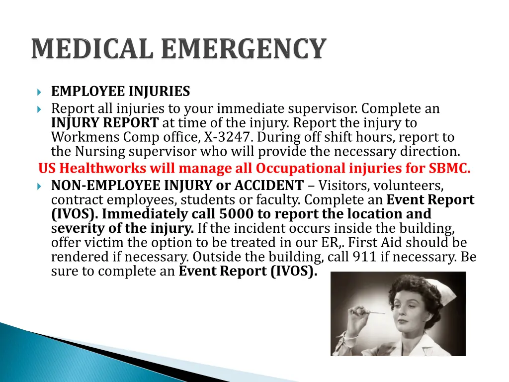 employee injuries report all injuries to your