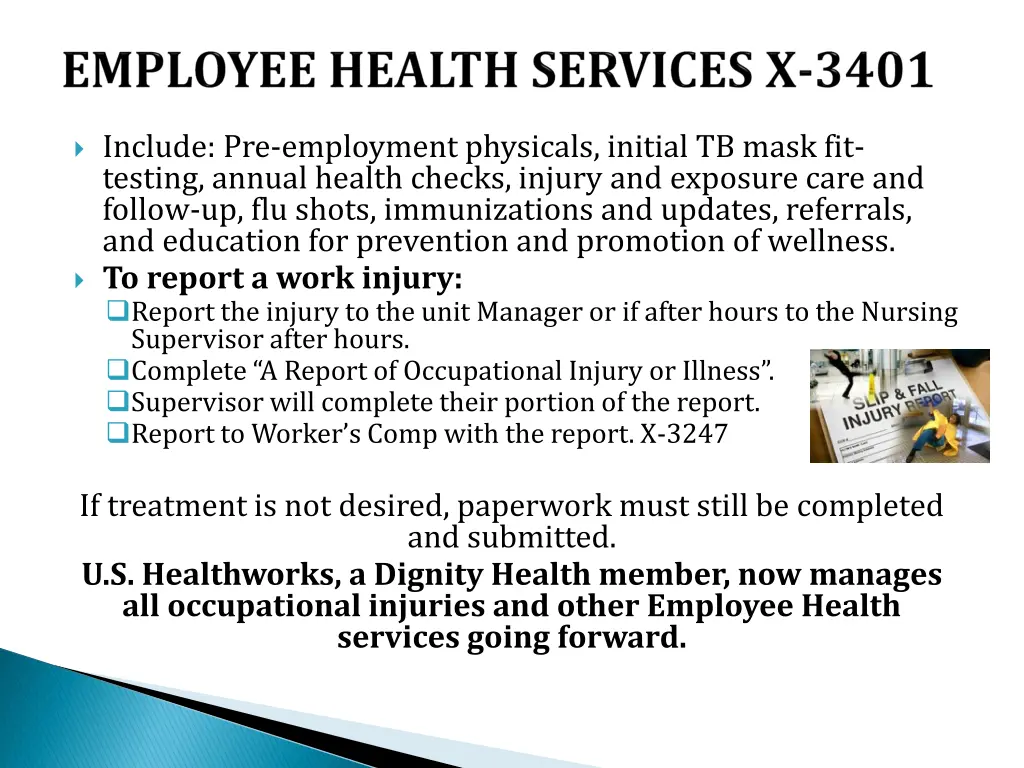 include pre employment physicals initial tb mask