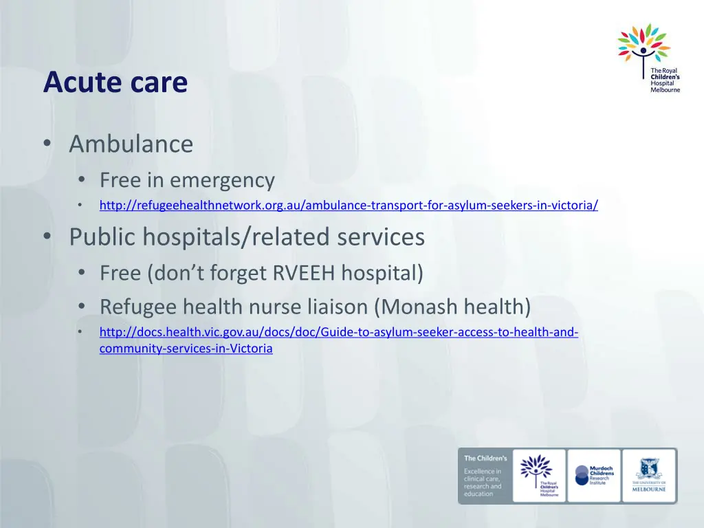 acute care