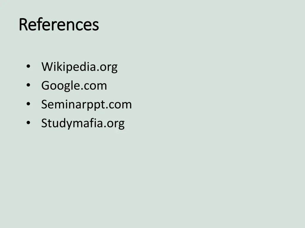 references references
