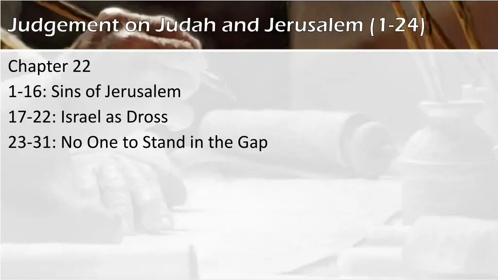 judgement on judah and jerusalem 1 24 2
