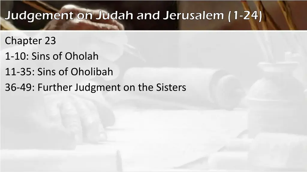judgement on judah and jerusalem 1 24 3