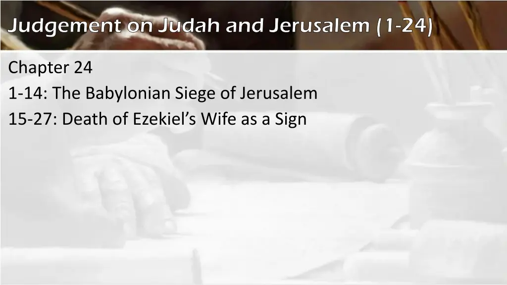 judgement on judah and jerusalem 1 24 4
