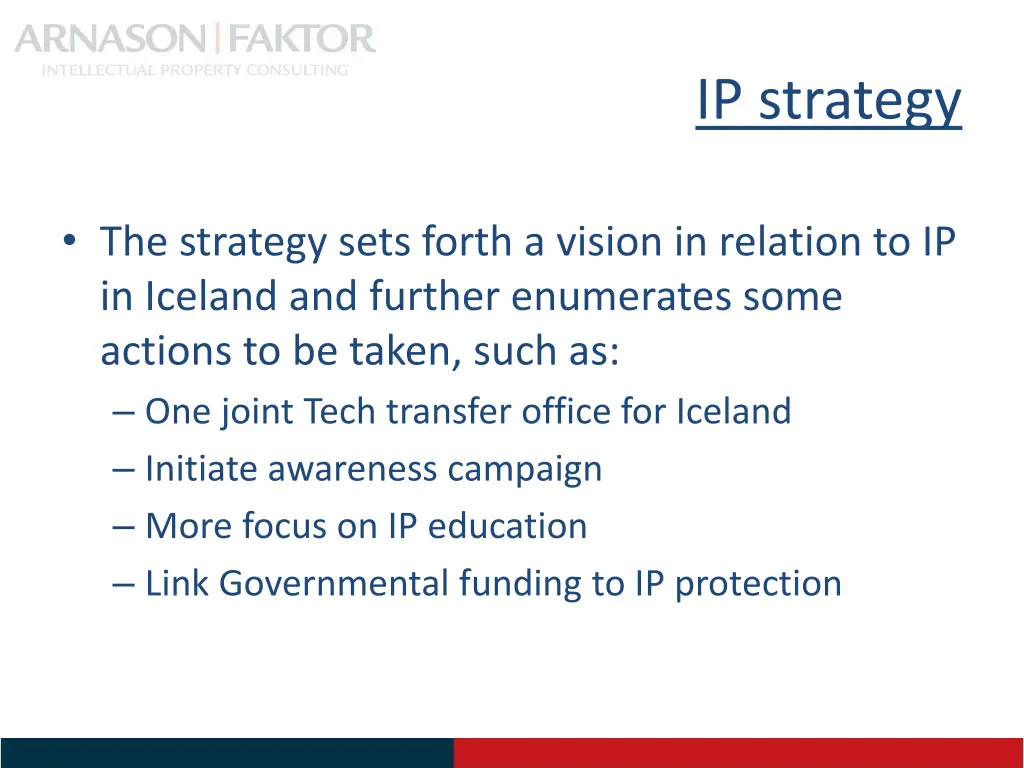 ip strategy