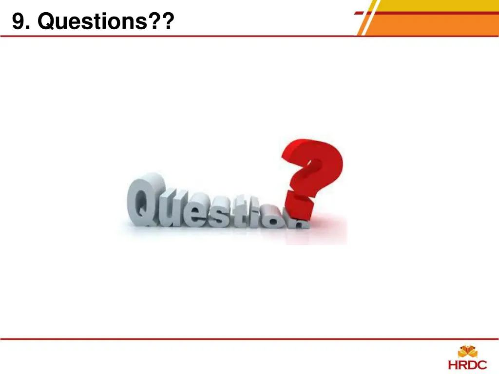 9 questions
