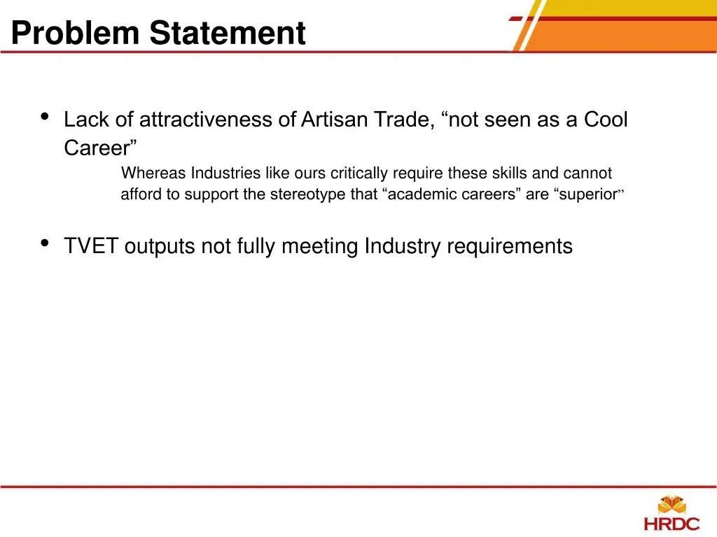 problem statement