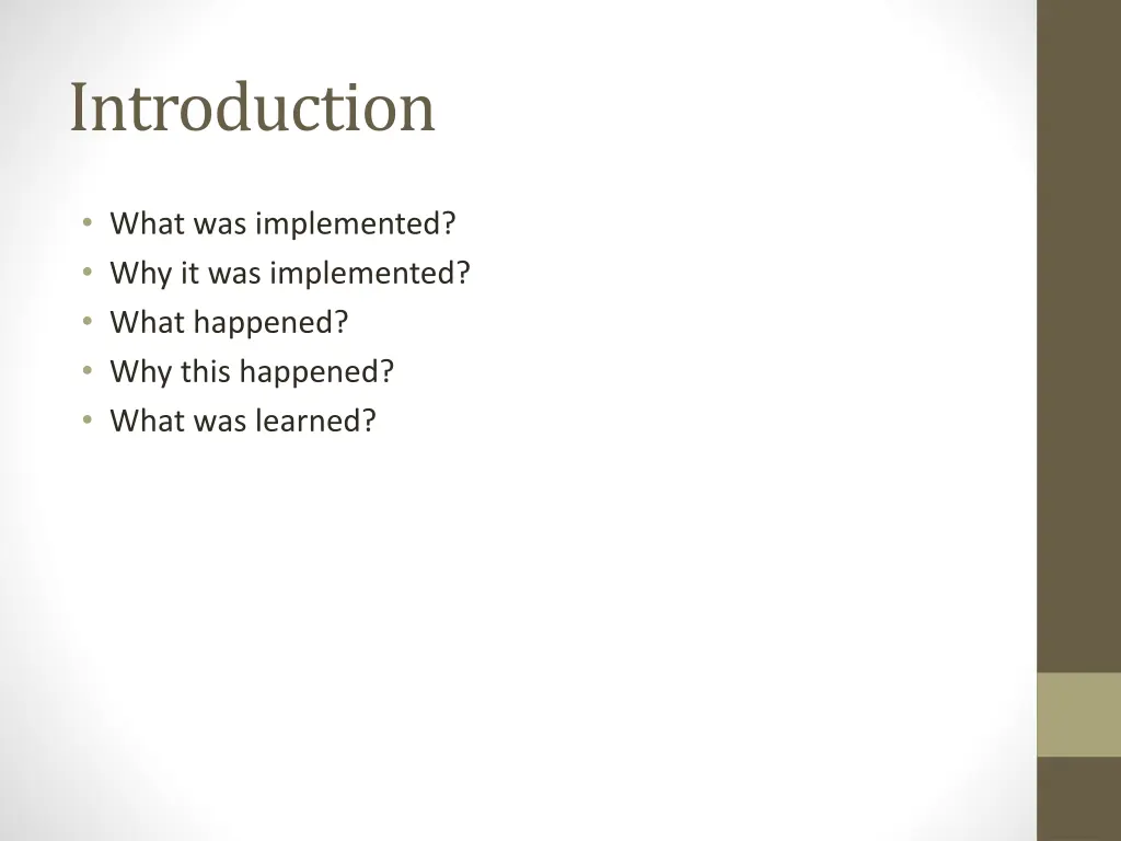 introduction