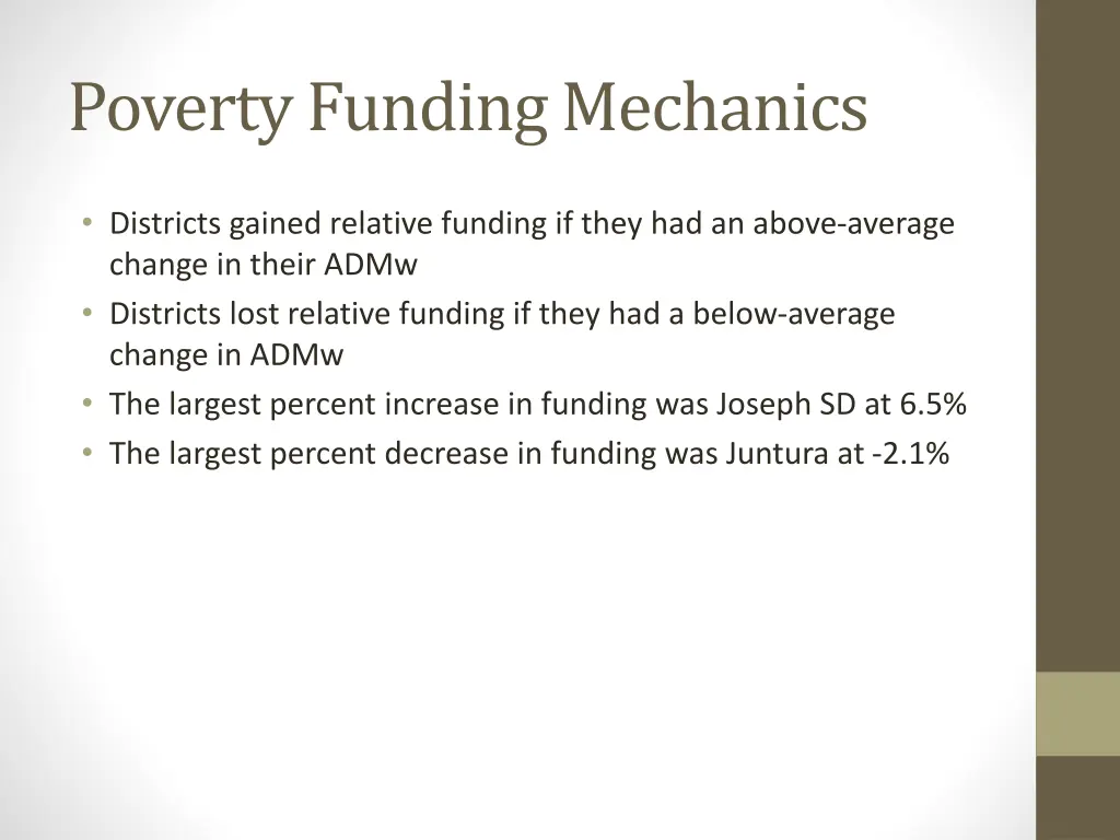 poverty funding mechanics 1