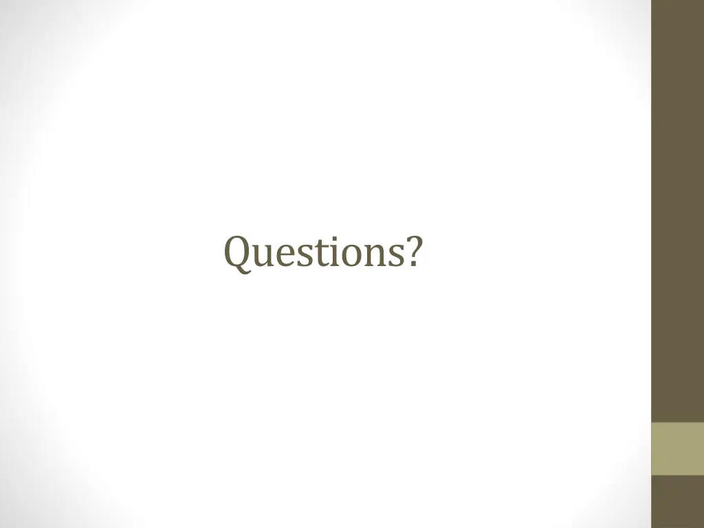 questions