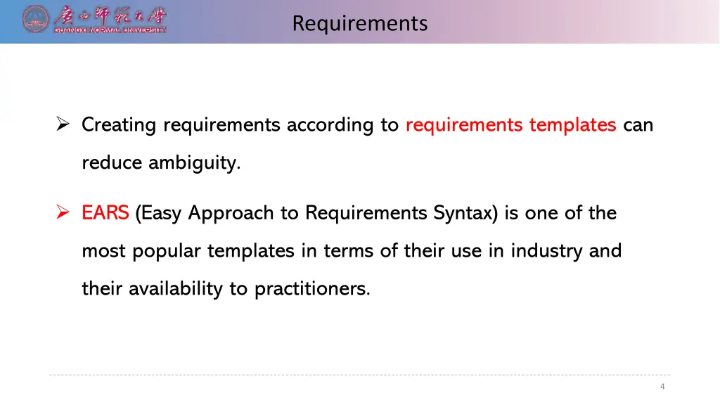 requirements