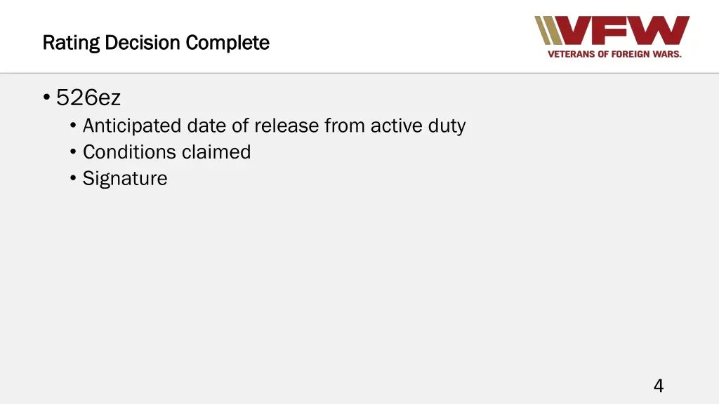 rating decision complete rating decision complete 1