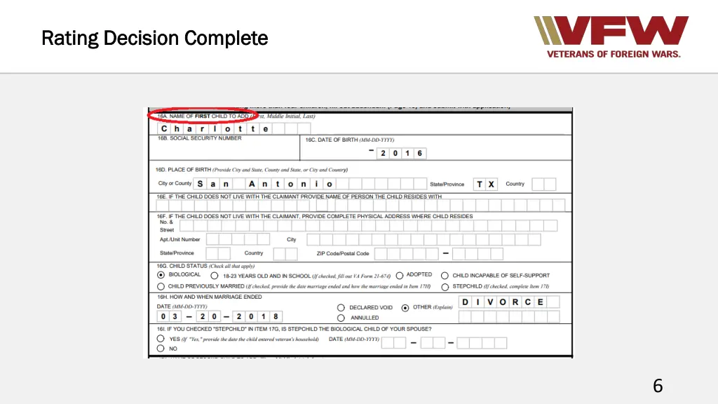 rating decision complete rating decision complete 3